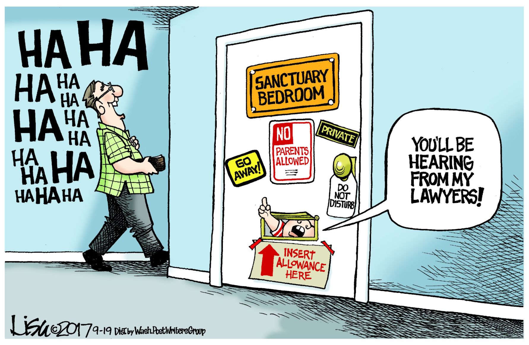 Lisa Benson cartoon